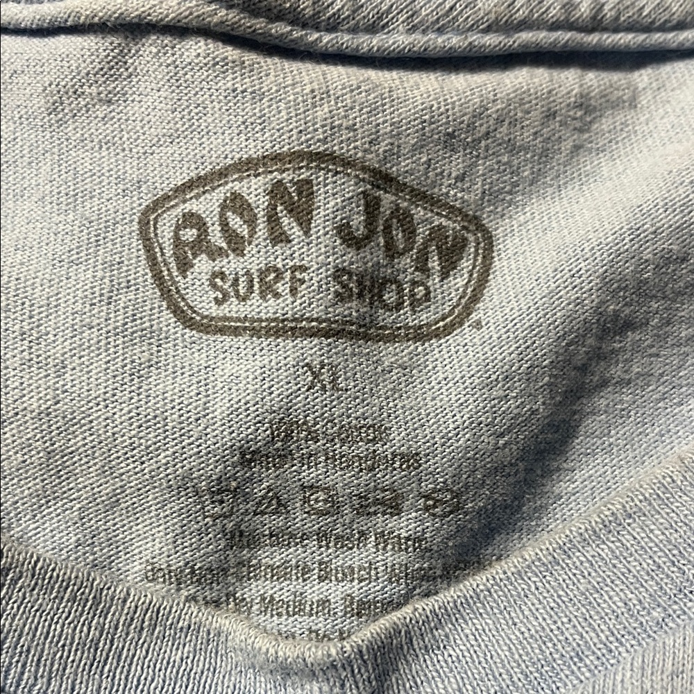 Ron Jon Sky Blue Short Sleeve Shirt - Picture 3 of 3